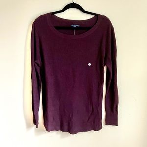 American Eagle Crew Neck Sweater Deep Purple